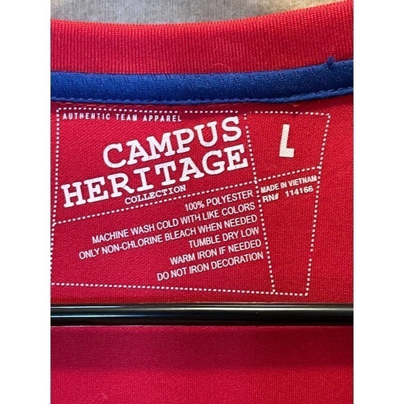 KU Jayhawks Shirt Men's Large Long Sleeve - Picture 6 of 12